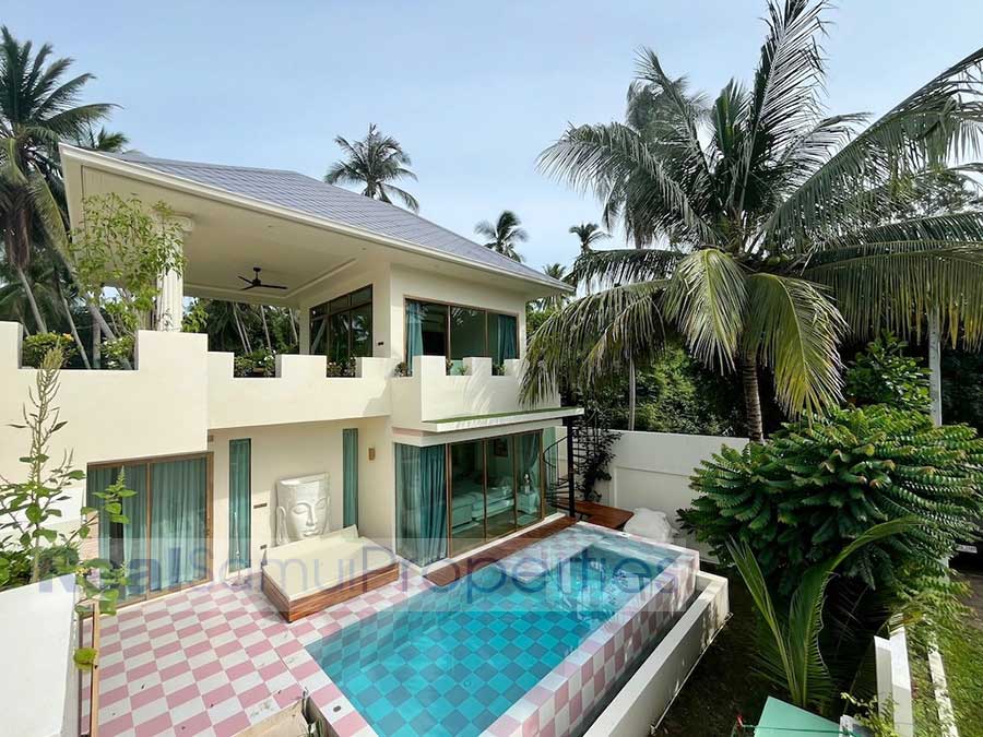 3-Bed Contemporary Asian 225 Sqm Pool Villa, South Coast, Laem Sor